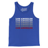 Los Angeles Repeat Men/Unisex Tank Top-True Royal-Allegiant Goods Co. Vintage Sports Apparel