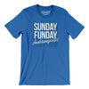 Sunday Funday Indianapolis Men/Unisex T-Shirt-True Royal-Allegiant Goods Co. Vintage Sports Apparel