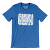 Colorado State Shape Text Men/Unisex T-Shirt-True Royal-Allegiant Goods Co. Vintage Sports Apparel