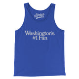 Washington's Number 1 Fan Men/Unisex Tank Top-True Royal-Allegiant Goods Co. Vintage Sports Apparel