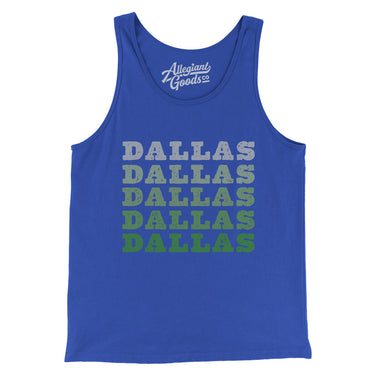 Dallas Repeat Men/Unisex Tank Top-Allegiant Goods Co. Vintage Sports Apparel