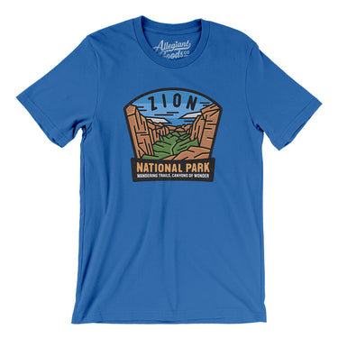 Zion National Park Badge Men/Unisex T-Shirt-Allegiant Goods Co. Vintage Sports Apparel