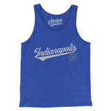 Indianapolis Vintage Script Men/Unisex Tank Top-Allegiant Goods Co. Vintage Sports Apparel