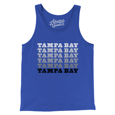 Tampa Bay Repeat Men/Unisex Tank Top-Allegiant Goods Co. Vintage Sports Apparel