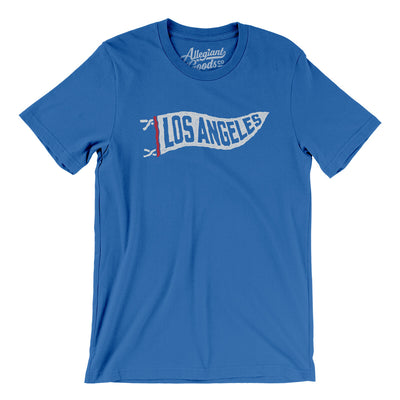 Los Angeles Pennant Men/Unisex T-Shirt-True Royal-Allegiant Goods Co. Vintage Sports Apparel