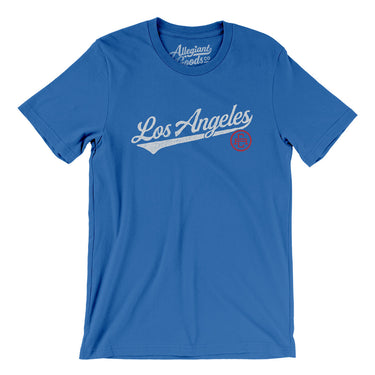 Los Angeles Vintage Script Men/Unisex T-Shirt-Allegiant Goods Co. Vintage Sports Apparel