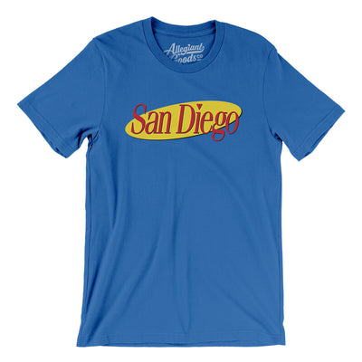 San Diego Seinfeld Men/Unisex T-Shirt-True Royal-Allegiant Goods Co. Vintage Sports Apparel