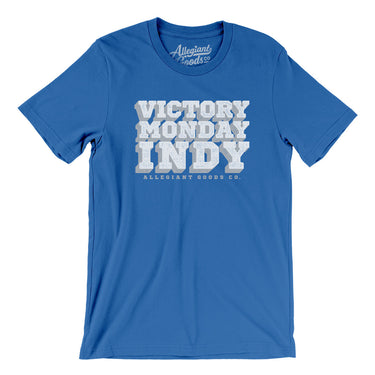 Victory Monday Indy Men/Unisex T-Shirt-Allegiant Goods Co. Vintage Sports Apparel