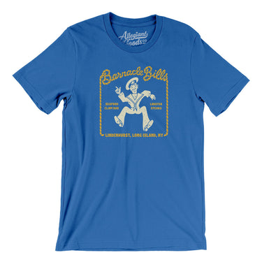 Barnacle Bills Long Island Men/Unisex T-Shirt-True Royal-Allegiant Goods Co. Vintage Sports Apparel