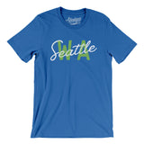 Seattle Wa Overprinted Men/Unisex T-Shirt-Allegiant Goods Co. Vintage Sports Apparel