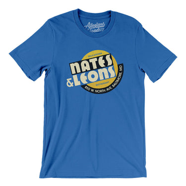 Nates & Leons Men/Unisex T-Shirt-True Royal-Allegiant Goods Co. Vintage Sports Apparel