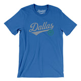 Dallas Vintage Script Men/Unisex T-Shirt-Allegiant Goods Co. Vintage Sports Apparel