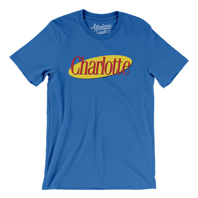 Charlotte Seinfeld Men/Unisex T-Shirt-True Royal-Allegiant Goods Co. Vintage Sports Apparel