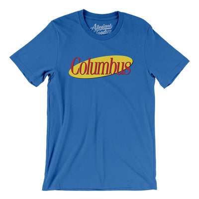 Columbus Seinfeld Men/Unisex T-Shirt-True Royal-Allegiant Goods Co. Vintage Sports Apparel