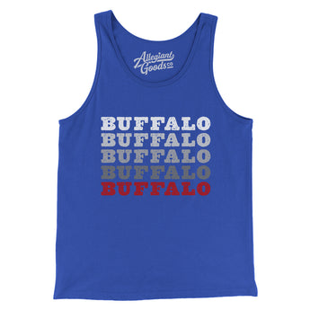 Buffalo Repeat Men/Unisex Tank Top-Allegiant Goods Co. Vintage Sports Apparel