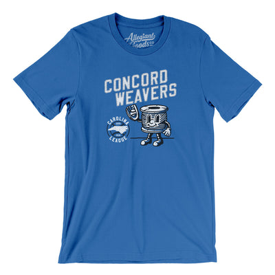 Concord Weavers Men/Unisex T-Shirt-True Royal-Allegiant Goods Co. Vintage Sports Apparel