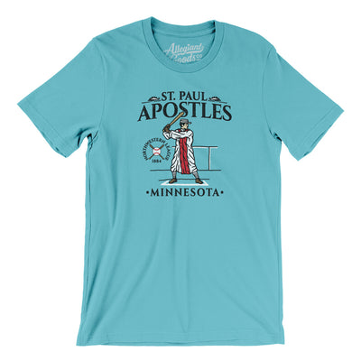 St Paul Apostles Men/Unisex T-Shirt-Turquoise-Allegiant Goods Co. Vintage Sports Apparel