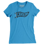 Carolina Pennant Women's T-Shirt-Allegiant Goods Co. Vintage Sports Apparel