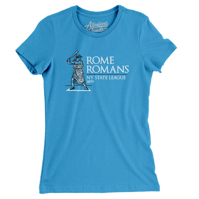 Rome Romans Women's T-Shirt-Turquoise-Allegiant Goods Co. Vintage Sports Apparel