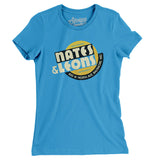 Nates & Leons Women's T-Shirt-Turquoise-Allegiant Goods Co. Vintage Sports Apparel