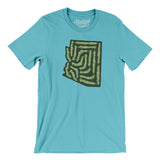 Arizona Golf Course Men/Unisex T-Shirt-Turquoise-Allegiant Goods Co. Vintage Sports Apparel