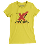 Excalibur Chicago Women's T-Shirt-Vibrant Yellow-Allegiant Goods Co. Vintage Sports Apparel