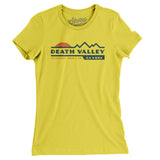 Death Valley Sunset Women's T-Shirt-Vibrant Yellow-Allegiant Goods Co. Vintage Sports Apparel
