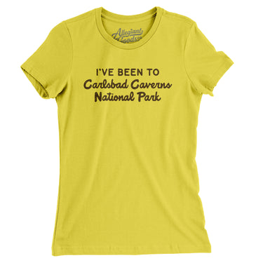 I've Been To Carlsbad Caverns National Park Women's T-Shirt-Allegiant Goods Co. Vintage Sports Apparel