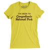 I've Been To Canyonlands National Park Women's T-Shirt-Vibrant Yellow-Allegiant Goods Co. Vintage Sports Apparel