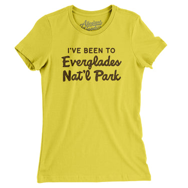 I've Been To Everglades National Park Women's T-Shirt-Allegiant Goods Co. Vintage Sports Apparel