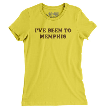 I've Been To Memphis Women's T-Shirt-Allegiant Goods Co. Vintage Sports Apparel