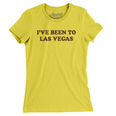 I've Been To Las Vegas Women's T-Shirt-Allegiant Goods Co. Vintage Sports Apparel