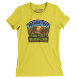 Joshua Tree National Park Badge Women's T-Shirt-Vibrant Yellow-Allegiant Goods Co. Vintage Sports Apparel