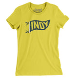 Indy Pennant Women's T-Shirt-Allegiant Goods Co. Vintage Sports Apparel