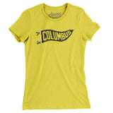 Columbus Pennant Women's T-Shirt-Allegiant Goods Co. Vintage Sports Apparel
