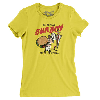Bun Boy Baker Women's T-Shirt-Vibrant Yellow-Allegiant Goods Co. Vintage Sports Apparel