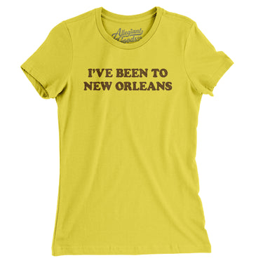 I've Been To New Orleans Women's T-Shirt-Allegiant Goods Co. Vintage Sports Apparel