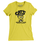 Cat's Records and Tapes in Vibrant Yellow Color