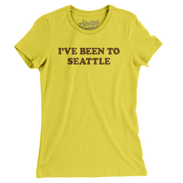 I've Been To Seattle Women's T-Shirt-Allegiant Goods Co. Vintage Sports Apparel