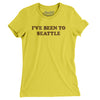 I've Been To Seattle Women's T-Shirt-Vibrant Yellow-Allegiant Goods Co. Vintage Sports Apparel