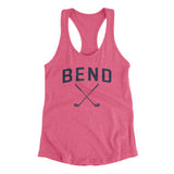 Bend Golf Women's Racerback Tank-Vintage Pink-Allegiant Goods Co. Vintage Sports Apparel