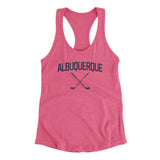 Albuquerque Golf Women's Racerback Tank-Vintage Pink-Allegiant Goods Co. Vintage Sports Apparel