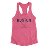 Boston Golf Women's Racerback Tank-Vintage Pink-Allegiant Goods Co. Vintage Sports Apparel