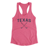 Texas Golf Women's Racerback Tank-Vintage Pink-Allegiant Goods Co. Vintage Sports Apparel