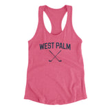 West Palm Golf Women's Racerback Tank-Vintage Pink-Allegiant Goods Co. Vintage Sports Apparel