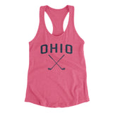 Ohio Golf Women's Racerback Tank-Vintage Pink-Allegiant Goods Co. Vintage Sports Apparel