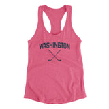 Washington Golf Women's Racerback Tank-Vintage Pink-Allegiant Goods Co. Vintage Sports Apparel