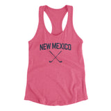 New Mexico Golf Women's Racerback Tank-Vintage Pink-Allegiant Goods Co. Vintage Sports Apparel