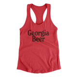 Georgia Beer Women's Racerback Tank-Vintage Red-Allegiant Goods Co. Vintage Sports Apparel