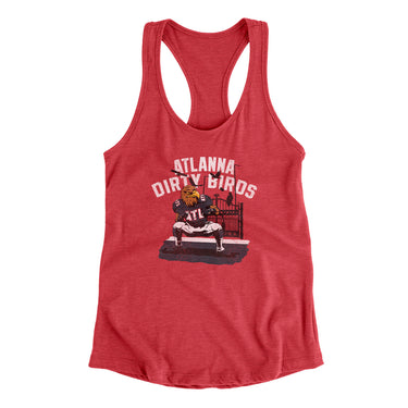 Atlanna Dirty Birds Women's Racerback Tank-Allegiant Goods Co. Vintage Sports Apparel